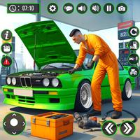 Gas Station Car Mechanic Sim ポスター