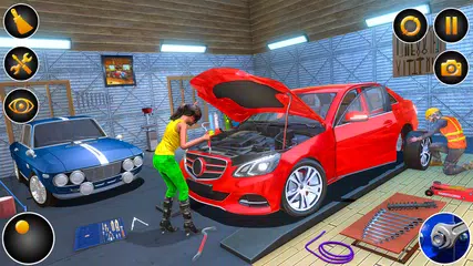 Скачать Gas Station Car Mechanic Sim XAPK