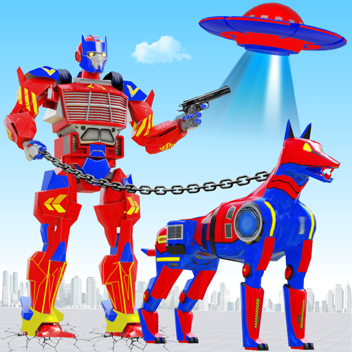 Police Dog Robot Car Transform