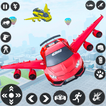 jogo de robô de carro voador