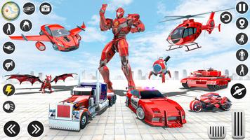 jogo de robô de carro voador imagem de tela 1