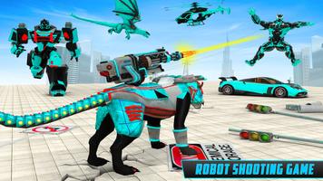 Panther Robot Police Car Games اسکرین شاٹ 1