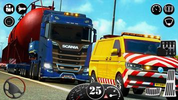 Cargo Truck Driving Games Sim capture d'écran 1
