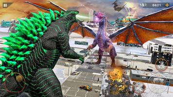 Dinozor vs Godzilla Siren Kafa Ekran Görüntüsü 1