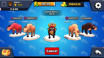 Angry Bull Racing Attack постер