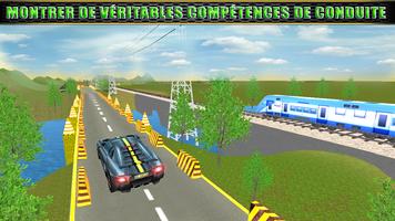 Simulateur de voiture vs train Real Racing capture d'écran 1
