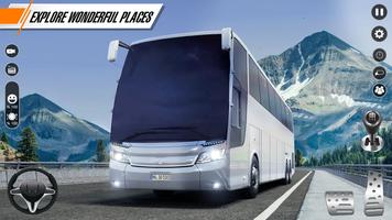 欧元 公共汽车 驾驶 模拟器： 城市 教练 公共汽车 游戏 海报