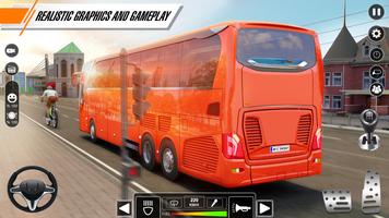 Euro Bus Driving Simulator 3D ảnh chụp màn hình 1