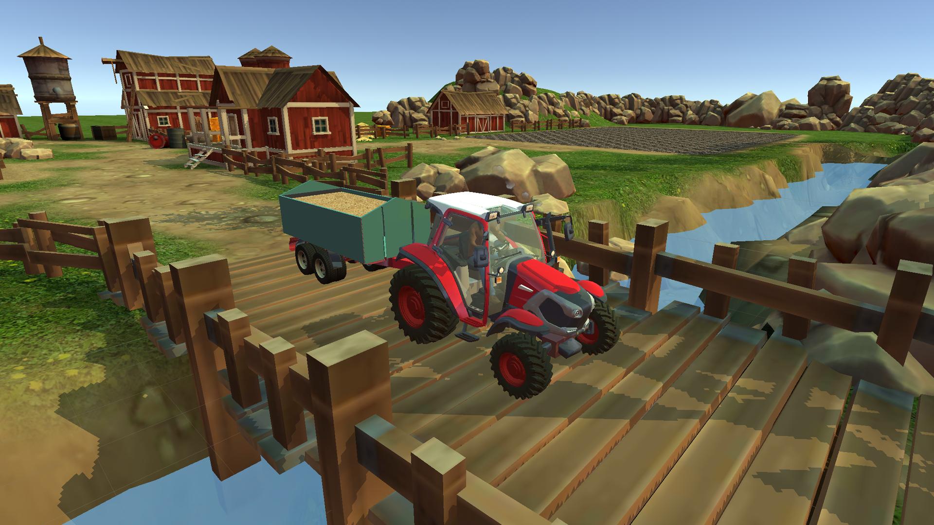 Трактор симулятор на телефон. Farming tractor Simulator 2023.