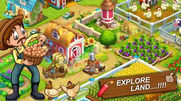 Farming Town Offline Farm Game Plakat