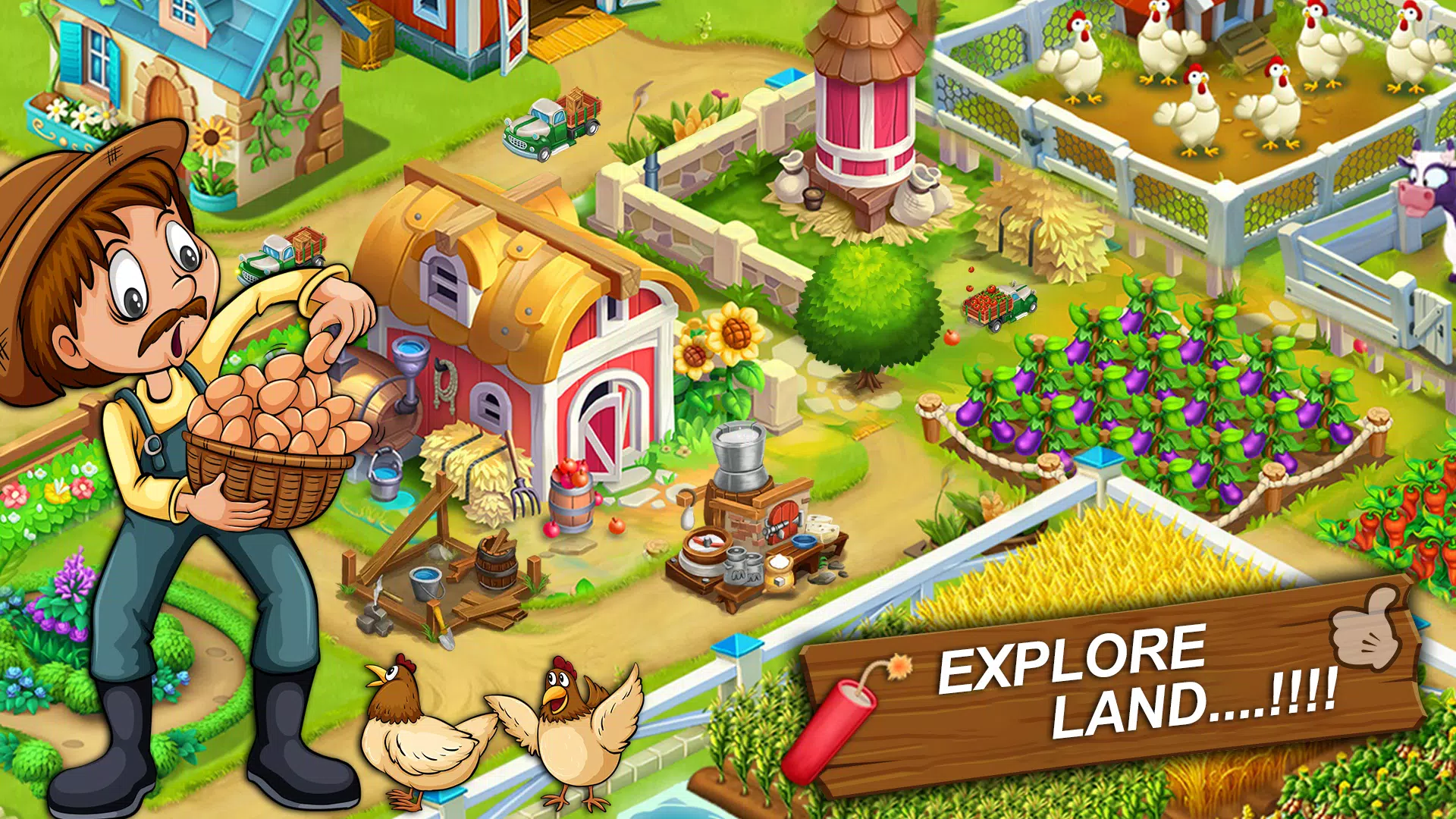 Happy Town Farm: Farming Games APK para Android - Download