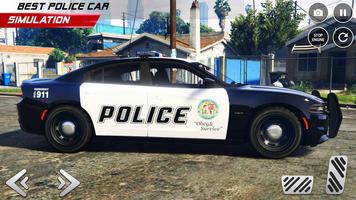 警方 车 驾驶 模拟器- 警方 追求 游戏类 2021年 海报