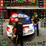 Miasto Policja Samochód Pościg