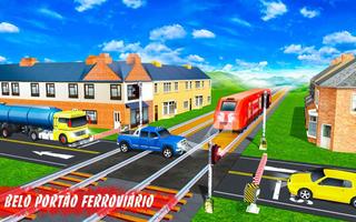 Indian Railroad Crossing: Train Train Training 3D imagem de tela 1