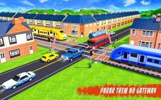Indian Railroad Crossing: Train Train Training 3D imagem de tela 3