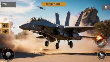Avião de guerra a jato combate Cartaz