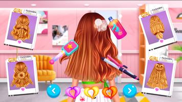 Realistic Girl Hair Salon Ekran Görüntüsü 1