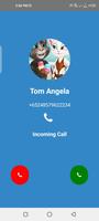 Tom & Angela Fake Call- fake video call स्क्रीनशॉट 1
