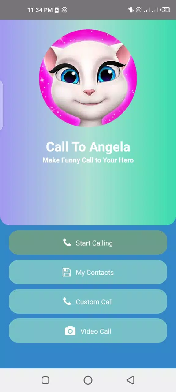Tải xuống APK Angela's Tom 📱 Fake Call - Angela video call cho Android