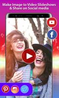 Video maker, photo slidshow: video editor الملصق