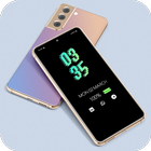 Always on display clock widget آئیکن
