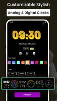 Always on display clock widget poster