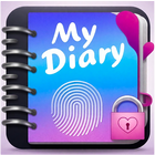 Diary With Lock Password icon