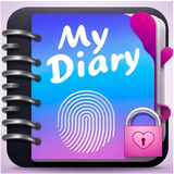 Diary With Lock Password icon