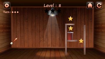 Red Ball Pong Shooter - Glass and Bottle Shooter 스크린샷 1