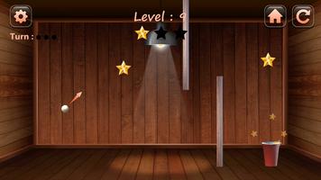 Red Ball Pong Shooter - Glass and Bottle Shooter Screenshot 3