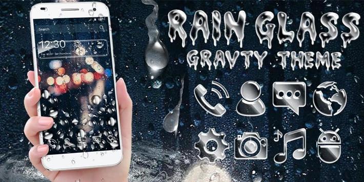 Glass Rain Water Drop Gravity Theme For Android Apk Download
