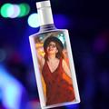 Glass Bottle Photo Frame