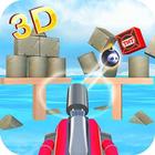 Fire Cannon - Amaze Knock Stack Ball 3D game simgesi