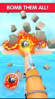 Fire Cannon - Amaze Knock Stack Ball 3D game captura de pantalla 1