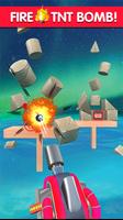 Fire Cannon - Amaze Knock Stack Ball 3D game captura de pantalla 2