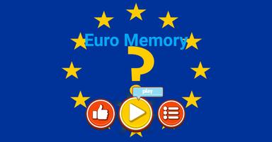 Euro coins Memory постер