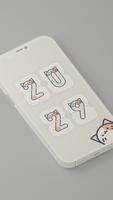 Cat flip desktop clock Screenshot 1