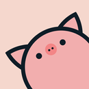 Pig flip desktop clock APK