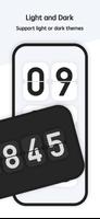 Flip clock & floating widget تصوير الشاشة 1