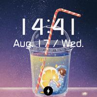Meteor Animated Gif Watch Face Screenshot 2