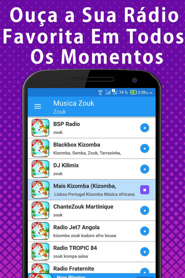 Estacoes De Radio De Musica Zouk Para Android Apk Baixar