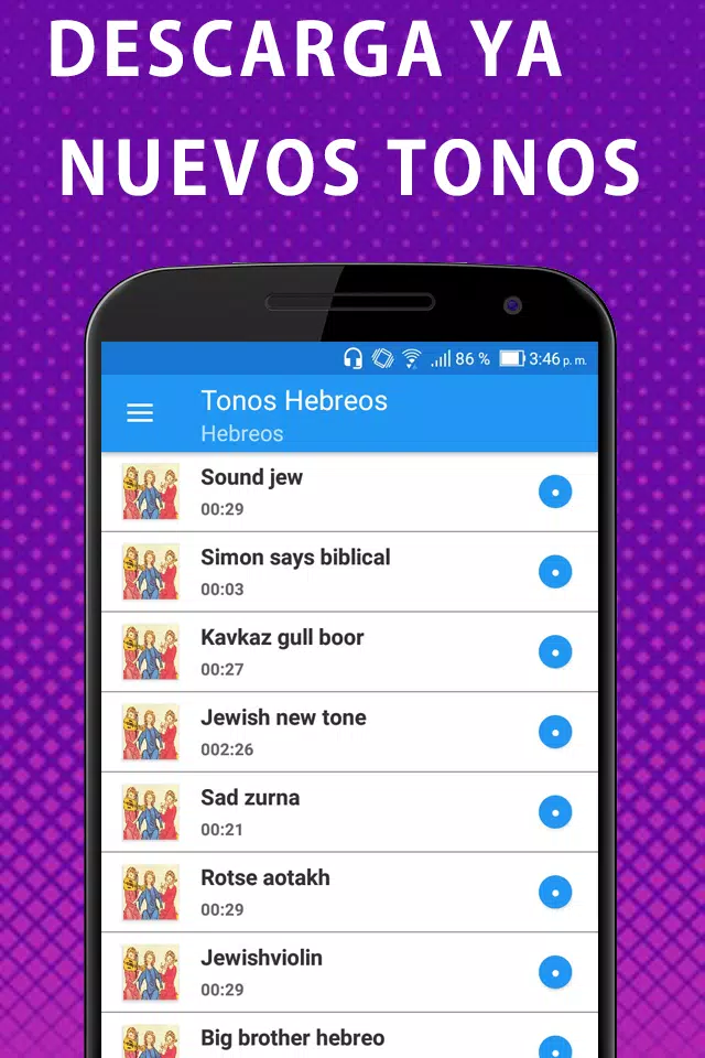 Descarga de APK de Tonos de llamada de Musica Hebrea para Android