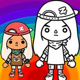 Boca Toca Life Coloring book