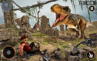 Dino Hunting Game: Wild Animal Hunting Games 3D plakat