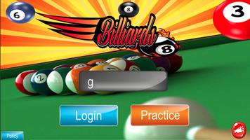 Classic Billiard Online Offline: Blackball Pool Affiche