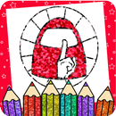APK Glitter Among us Coloring Book