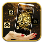 Glitter gold sand theme иконка