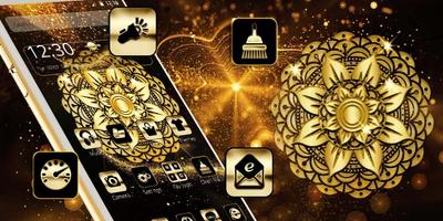 Glitter gold sand theme скриншот 3