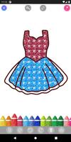 Glitter Dress Coloring imagem de tela 2