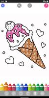 Poster Glitter Ice Cream Coloring Pages